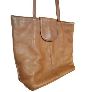 Chic Tan Leather Shoulder Bag by Jjill